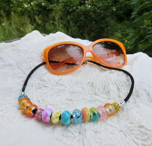 Lederketten mit Großlochperlen